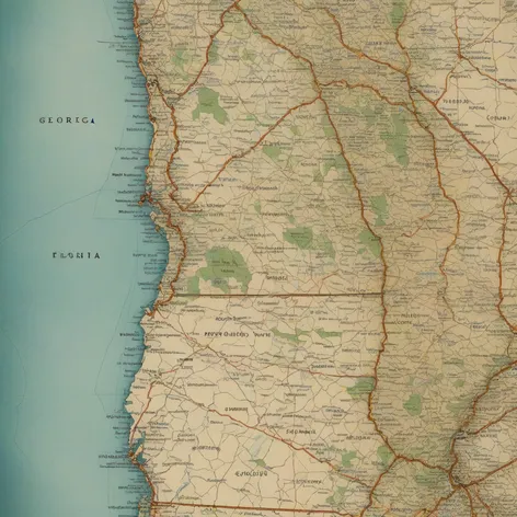 map of georgia and