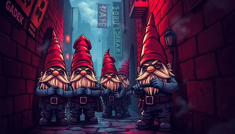 gangster garden gnomes