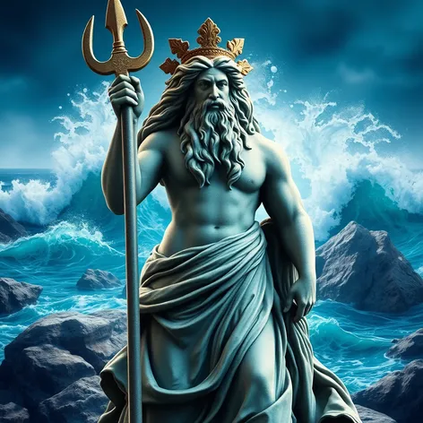 statue of poseidon