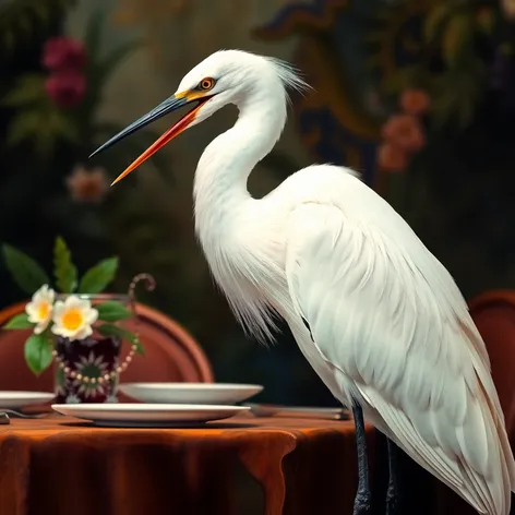 angry egret dinette