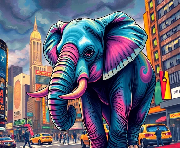 anthropomorphic elephant