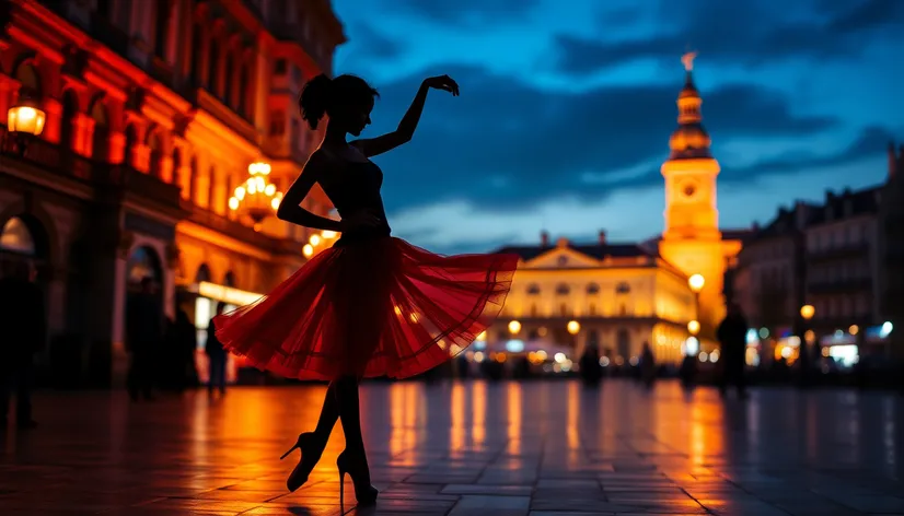 ballet dancer silhouette