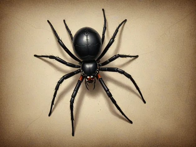 black widow spider drawing