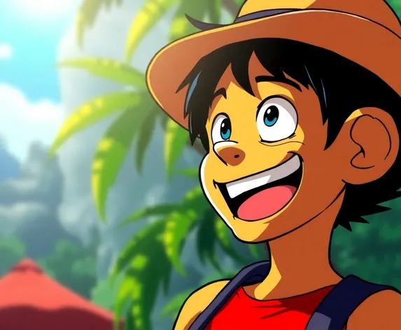 monkey d luffy smiling