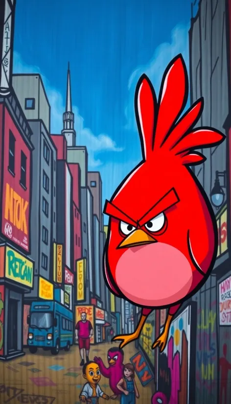 red fat angry bird