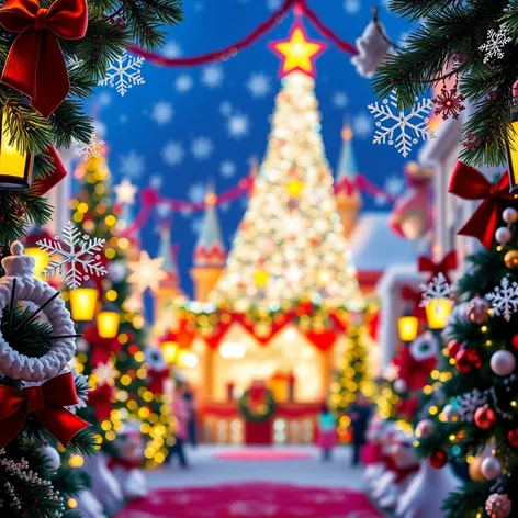 disney christmas background