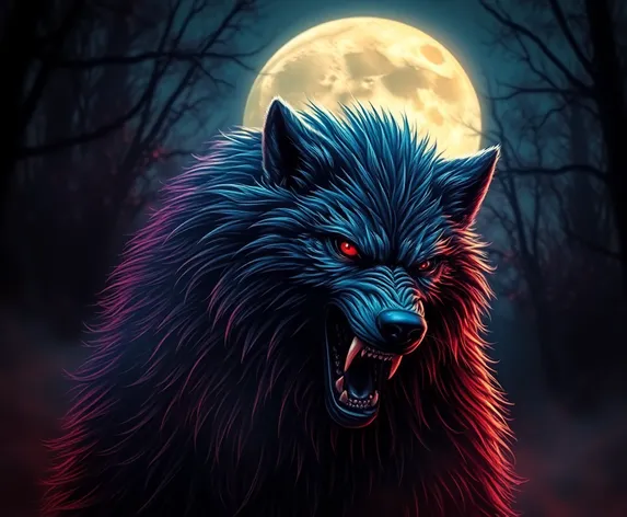 werewolf drawing