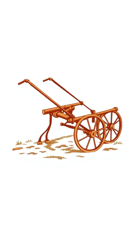 plow drawing transparent background