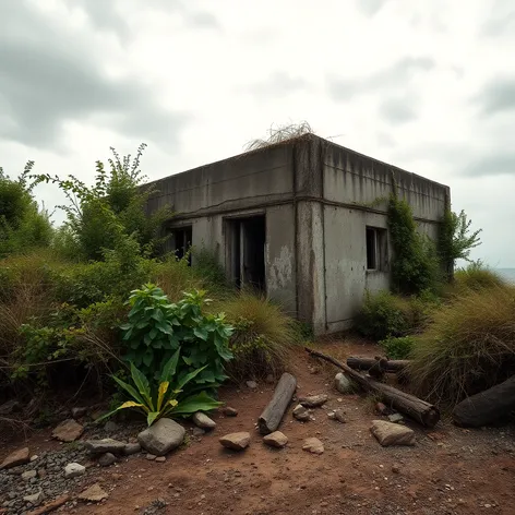 old bunker shoreline