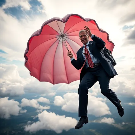 biden parachute