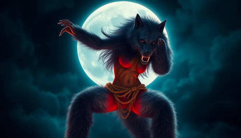 werewolf transformation woman