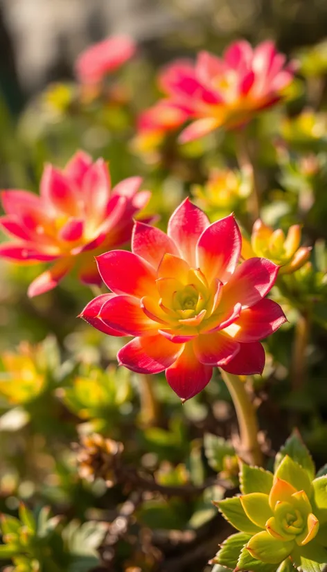 flowering succulent plants