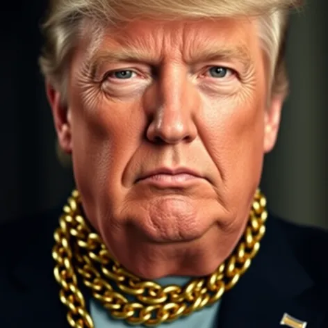 trump gold chain