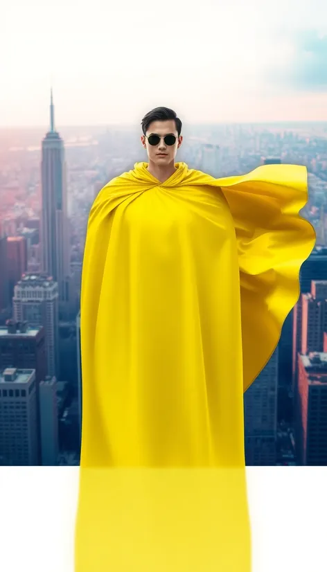 yellow 2d cape front