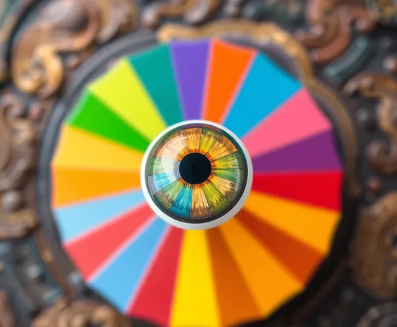 color wheel eyeball