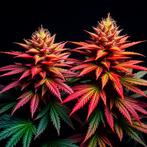 female and male cannabis