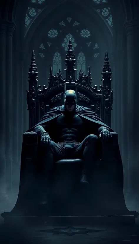 batman sitting on a