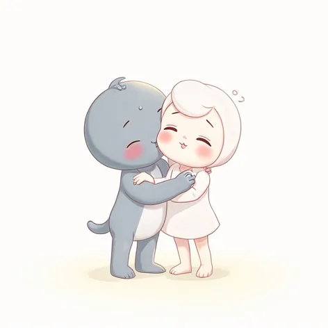 Make hug each other