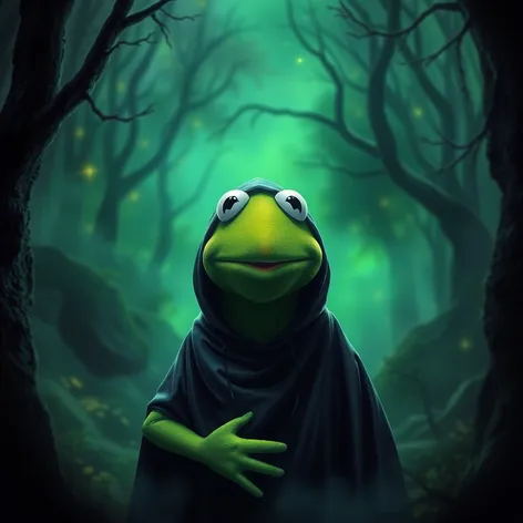 cloaked kermit