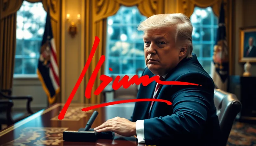 donal trum signature