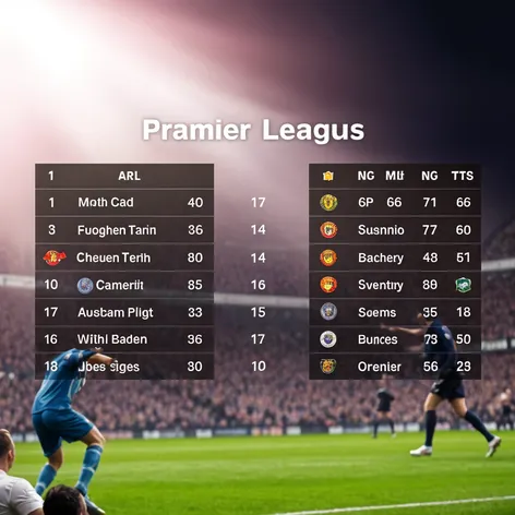 premier league standings