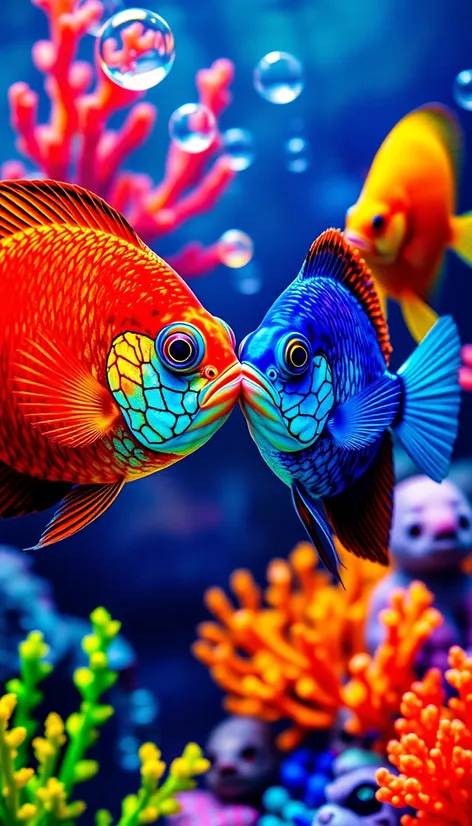 fish kissing gourami