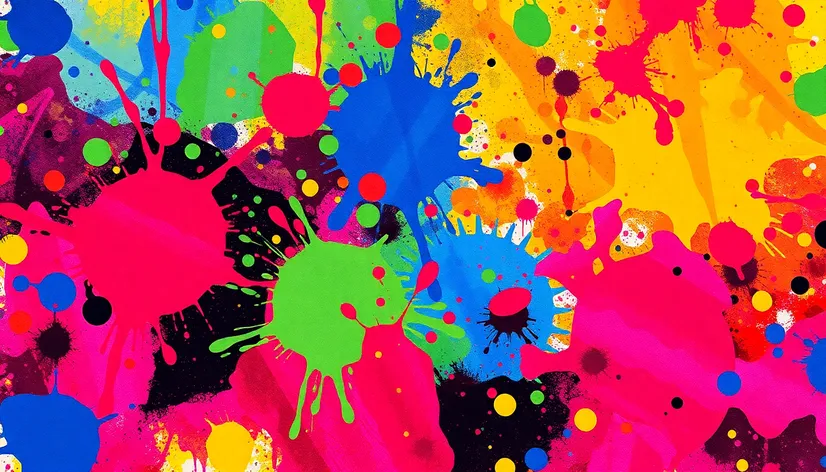 splatter ink art