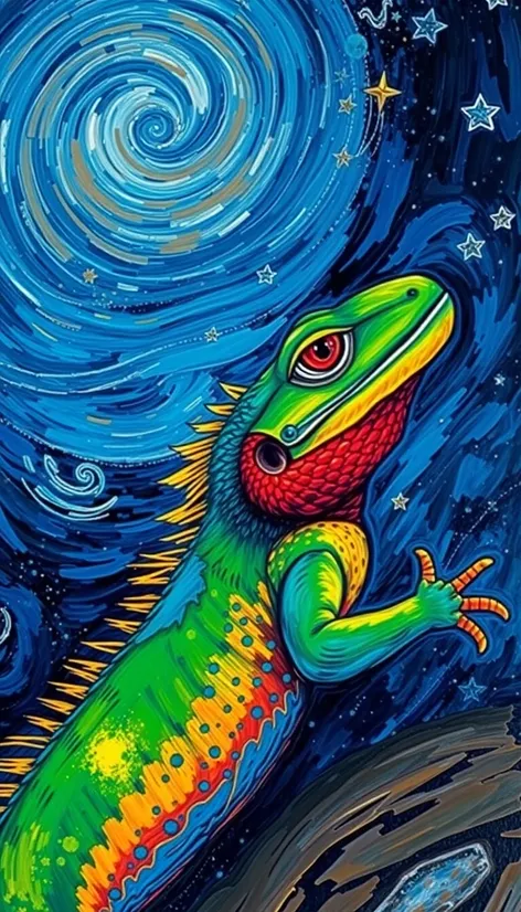 van gogh lizard