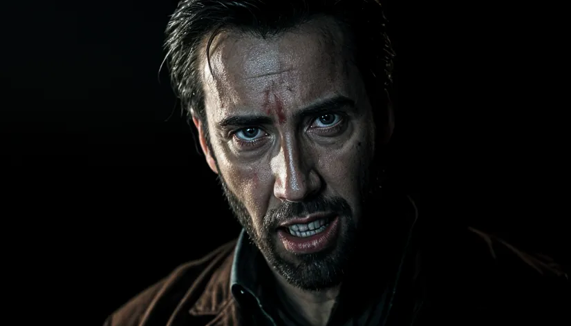 bloody face nicolas cage