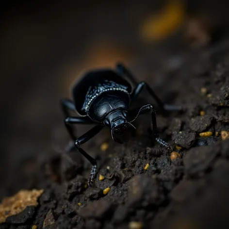 very small black bug