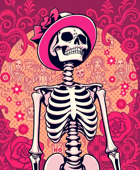 pin up skeleton