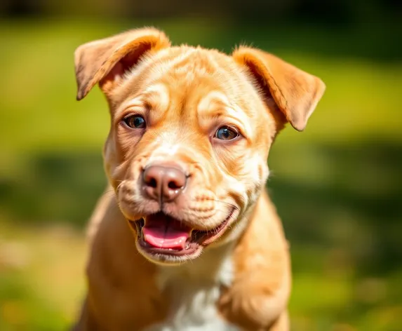 pitbull puppy tan