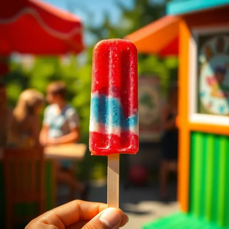 red white blue popsicle