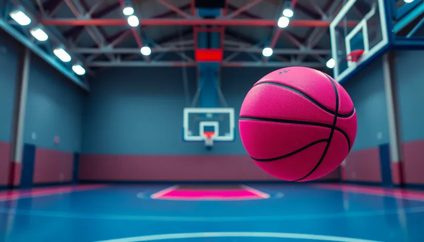 pink basketball