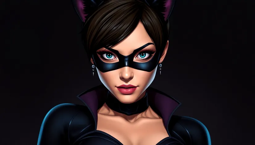 catwoman short hair