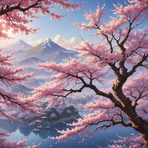 anime cherry blossom wallpaper