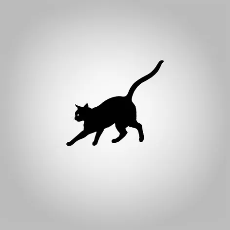 silhouette of a cat