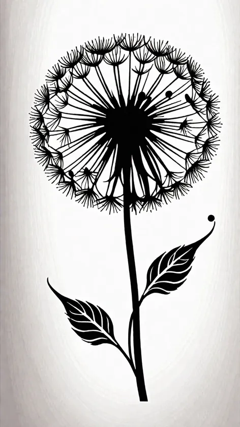 dandelion tattoo