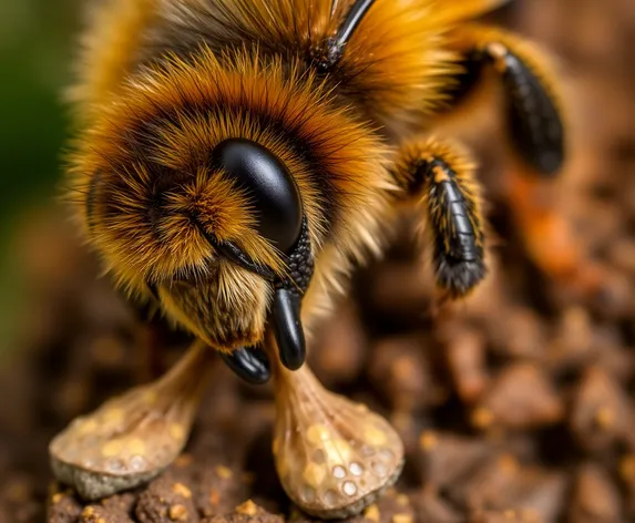 bee pooping