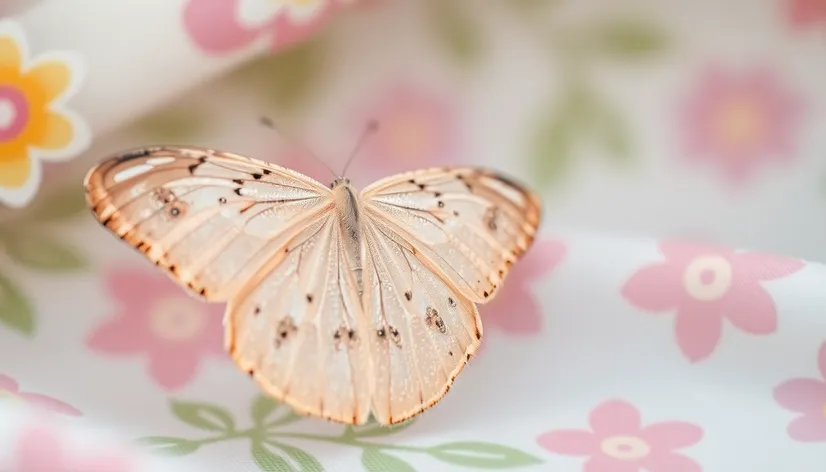 springtime butterfly fabric images