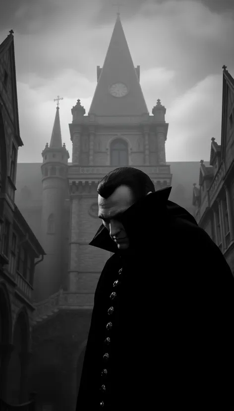 black and white dracula