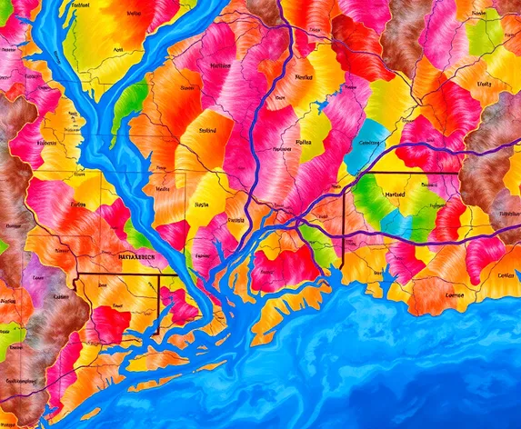 hudson river map us