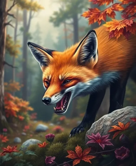 hungry fox