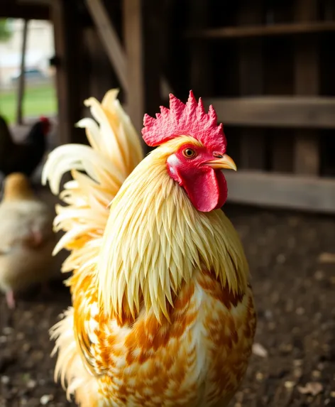 rhode island red cockerel