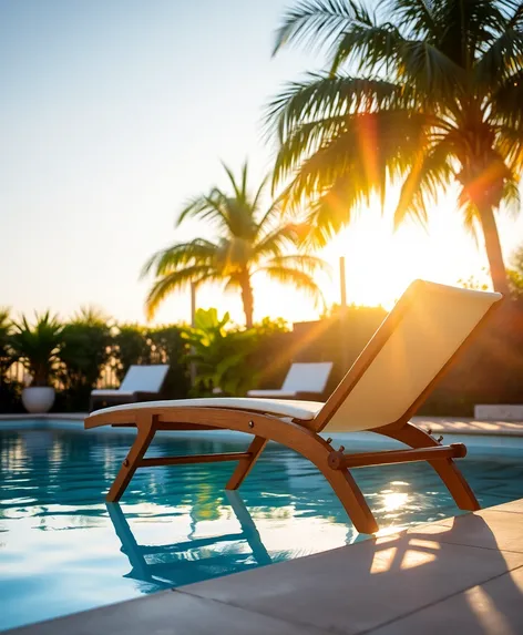 lounge chair pool