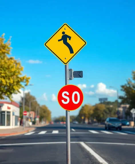 cross road traffic sign