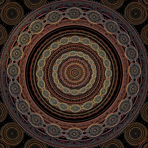 infinite circles inside circles