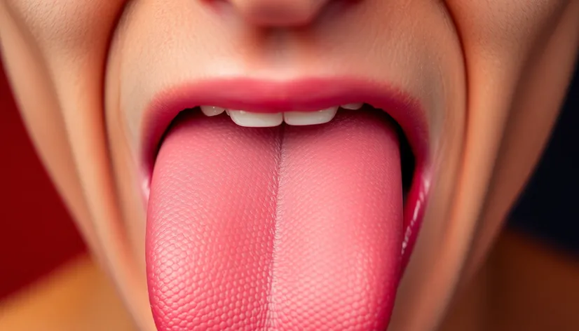 tongue in mouth image