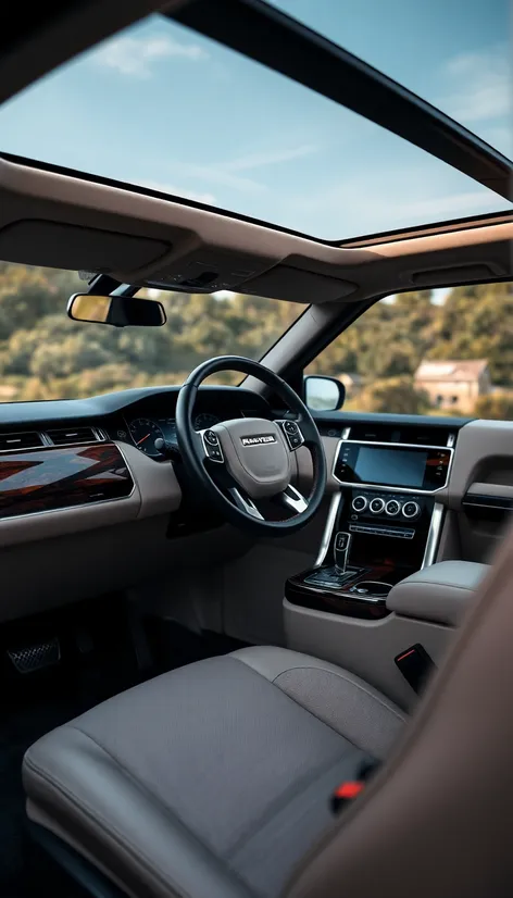 range rover interior