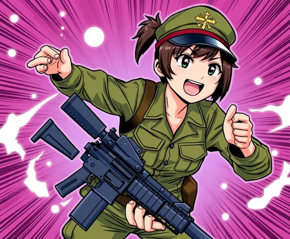 tomboy military friend manga